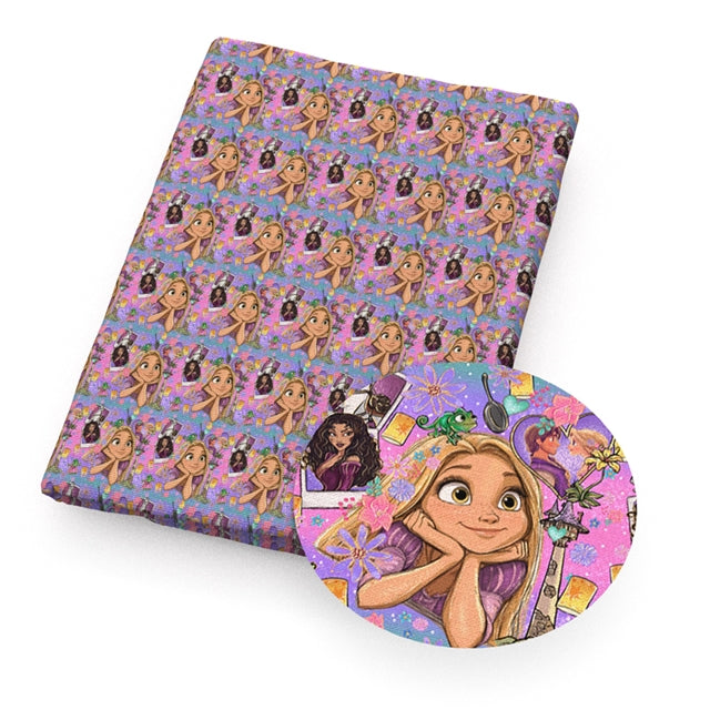 Princess Printed Faux Leather Sheet FeeFiFauxLeather