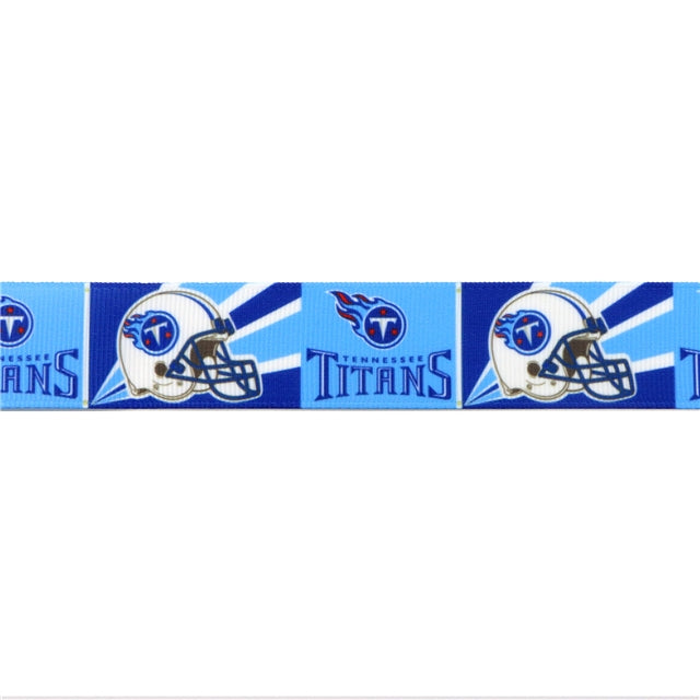 Titans Football Ribbon 1 Yard Printed Grosgrain Ribbon 1 1/2inch wide FeeFiFauxLeather