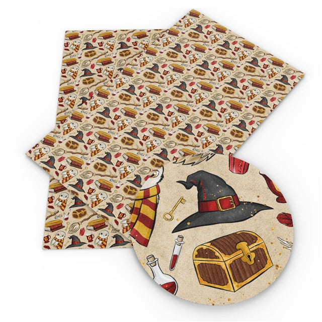 Characters Litchi Faux Leather Sheet