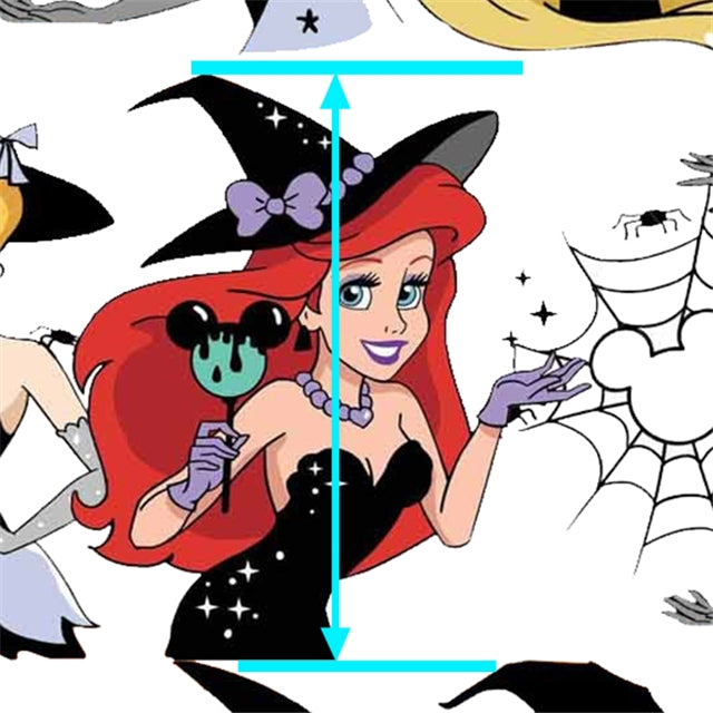 Hocus Pocus Princesses Faux Leather Sheet – Cartoon Character Smooth Material for DIY Accessories (Copy) FeeFiFauxLeather