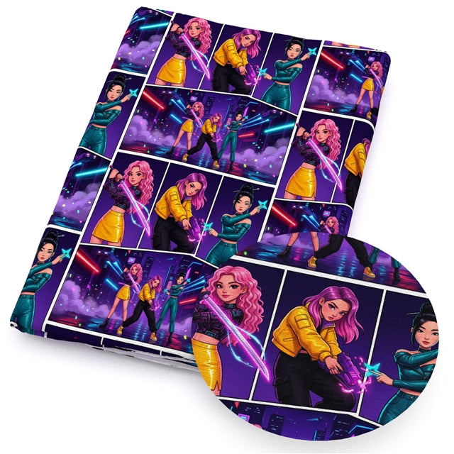 K-Pop Huntrx Faux Leather Sheet