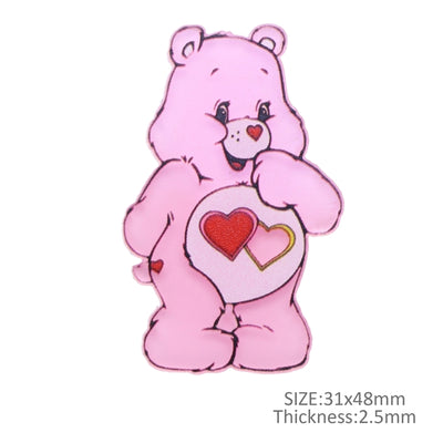 Care Bear Pink Acrylic Acrylic 5 piece set