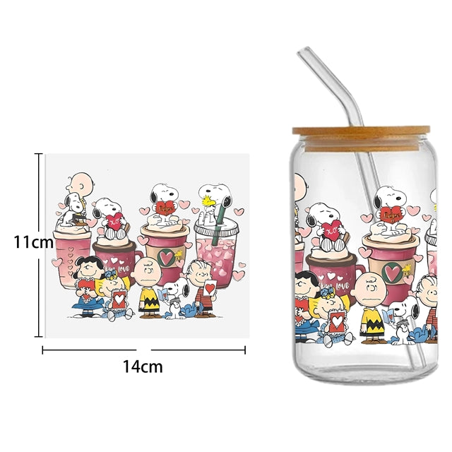 Snoopy UV DTF Cup Wrap – Easy Cup Wrap for Tumblers & Projects FeeFiFauxLeather
