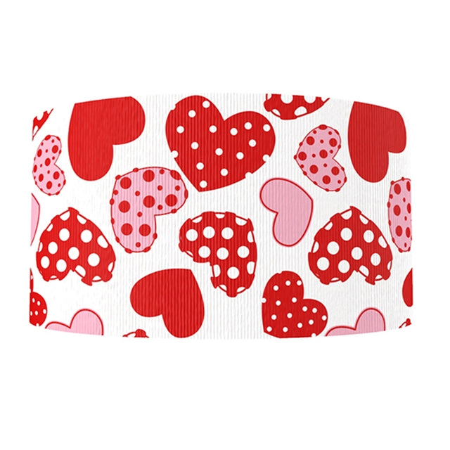 Valentine 1 Yard Printed Grosgrain Ribbon 1 1/2 inch wide