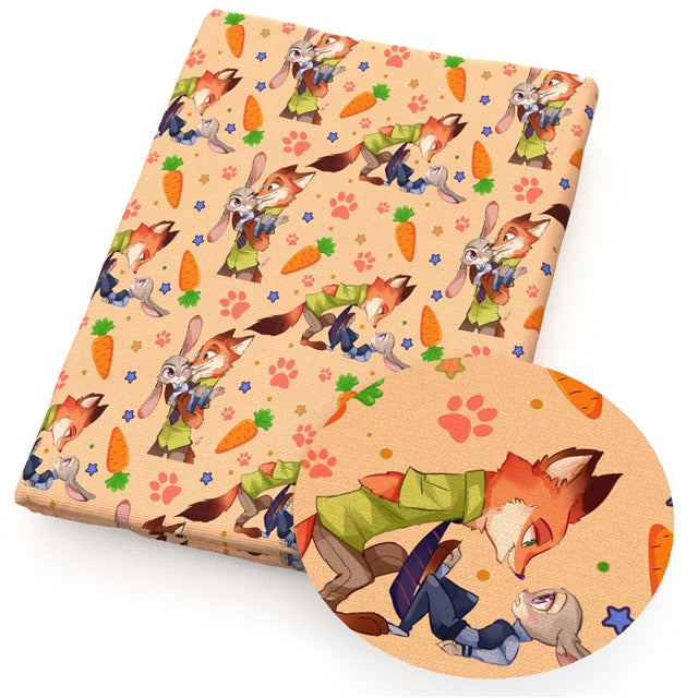 Zootopia Printed Faux Leather Sheet
