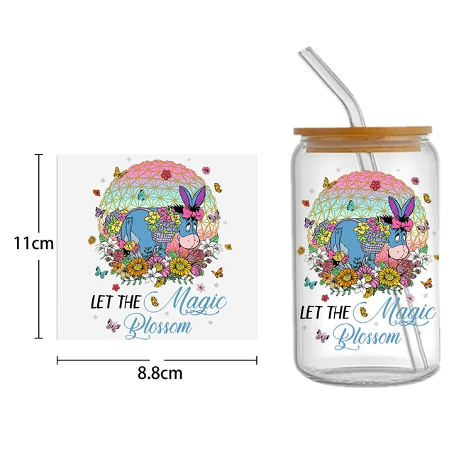 Pooh Bear UV DTF Cup Wrap – Decorative Wrap Design for Tumblers & Cups FeeFiFauxLeather