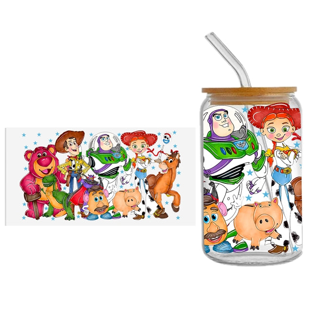 Toy Story UV DTF Cup Wrap – Easy Cup Wrap for Tumblers & Projects FeeFiFauxLeather