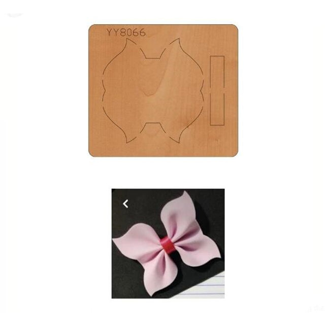 Pinch Bow Cutting Die for Making Bows FeeFiFauxLeather