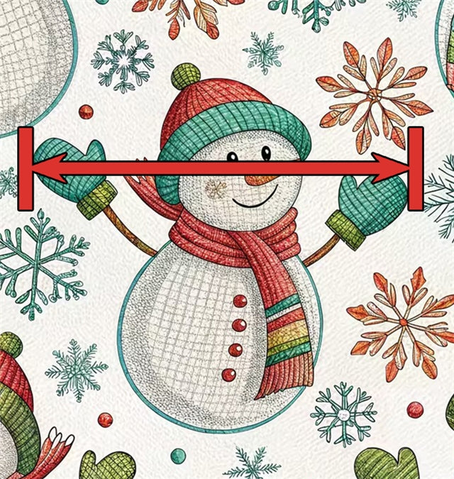 Snowman Faux Leather Sheet – Cartoon Character Smooth Material for DIY Accessories FeeFiFauxLeather