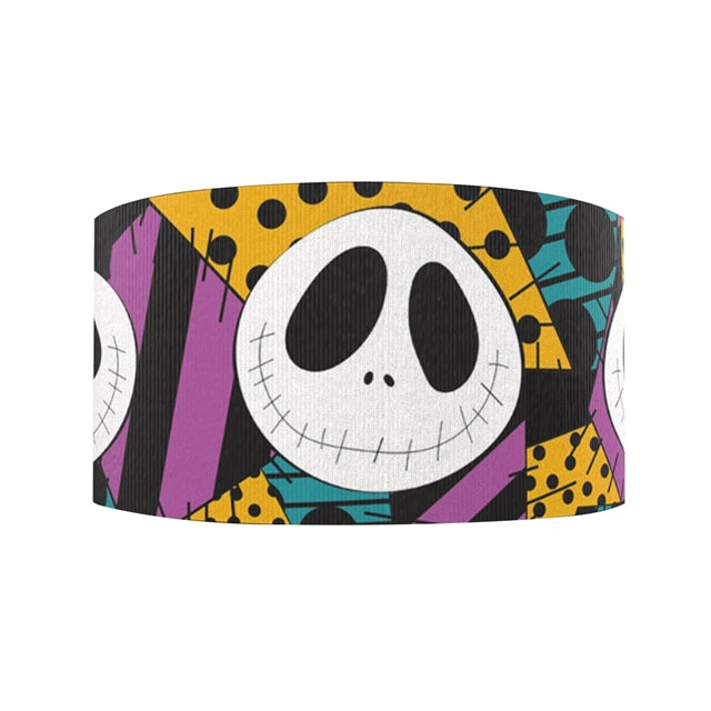 Nightmare Before Christmas 1 Yard Printed Grosgrain Ribbon 1 1/2 inch wide FeeFiFauxLeather