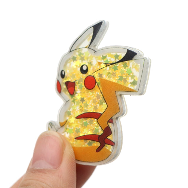 Pikachu Pokemon Quicksand Sequin Resin