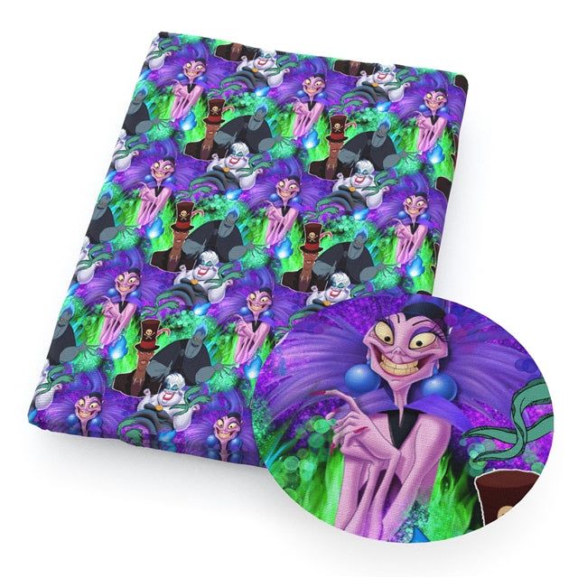 Villains Printed Fabric FeeFiFauxLeather