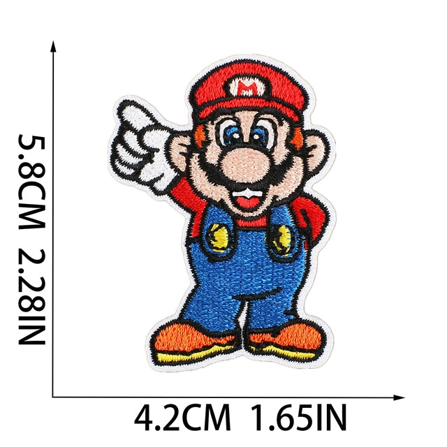 Mario Embroidery Patch