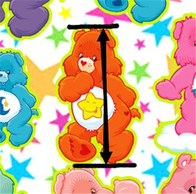 Care Bears Litchi Printed Faux Leather Sheet