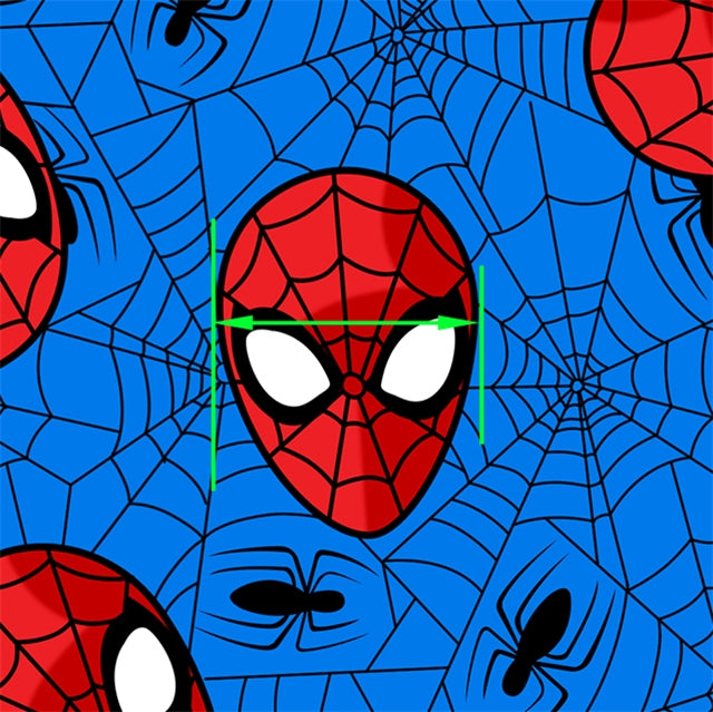 Spiderman Bullet Printed Fabric FeeFiFauxLeather