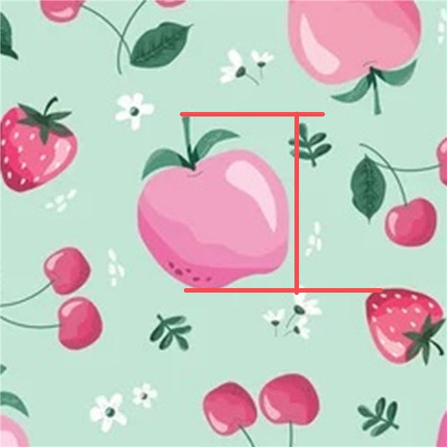 Apple Fruit Smooth Faux Leather Sheet FeeFiFauxLeather