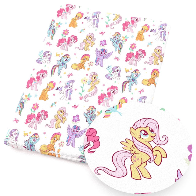 My Little Pony Printed Fabric FeeFiFauxLeather