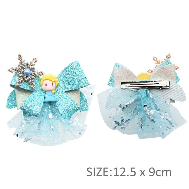 Frozen Printed Faux Leather Pre-Cut Bow Includes Centerpiece FeeFiFauxLeather