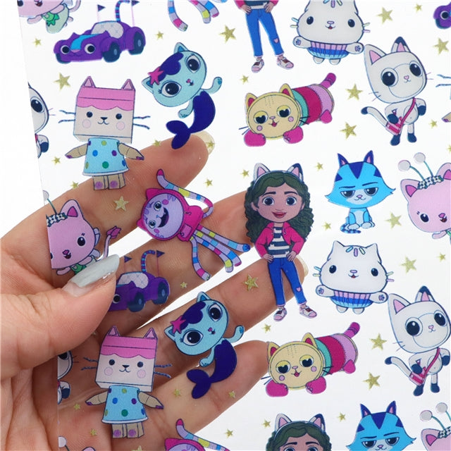 Gabby's Dollhouse Printed See Through Transparent Sheet