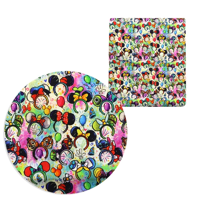 Mouse Ears Printed Fabric