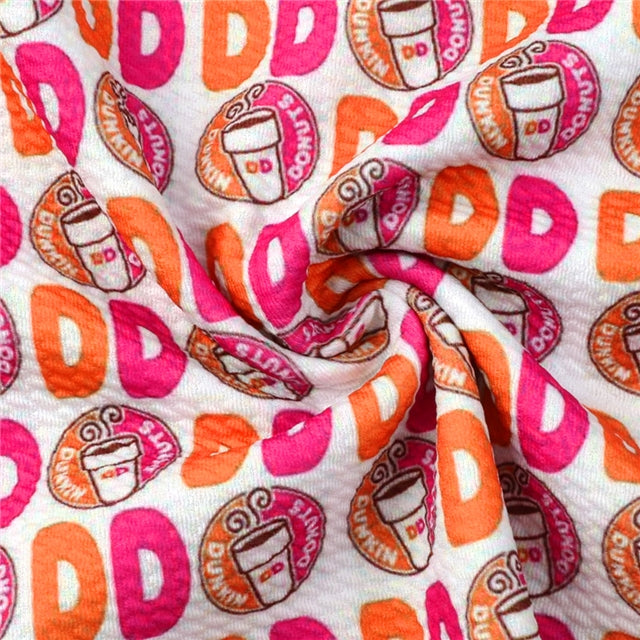 Dunkin’ Donuts Printed Fabric