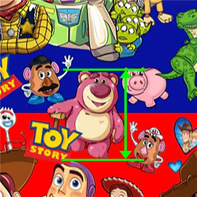 Toy Story Printed Faux Leather Sheet FeeFiFauxLeather