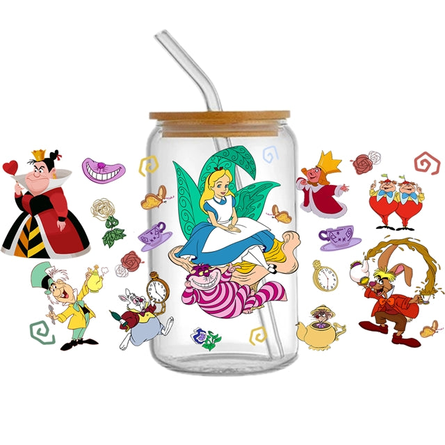 Princesses UV DTF Cup Wrap – DIY Tumbler Wrap for Drinkware Crafting FeeFiFauxLeather