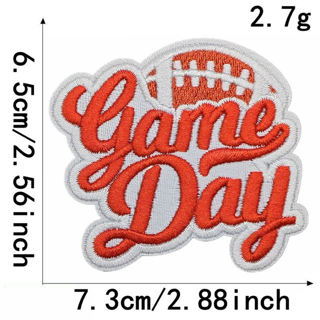 Football Embroidery Patch