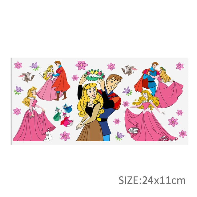 Princess Aurora UV DTF Glass Can Wrap FeeFiFauxLeather