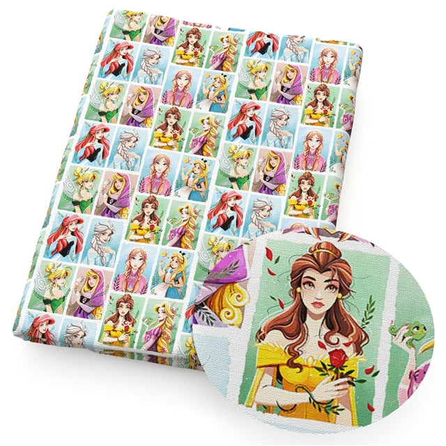 Princesses Printed Fabric