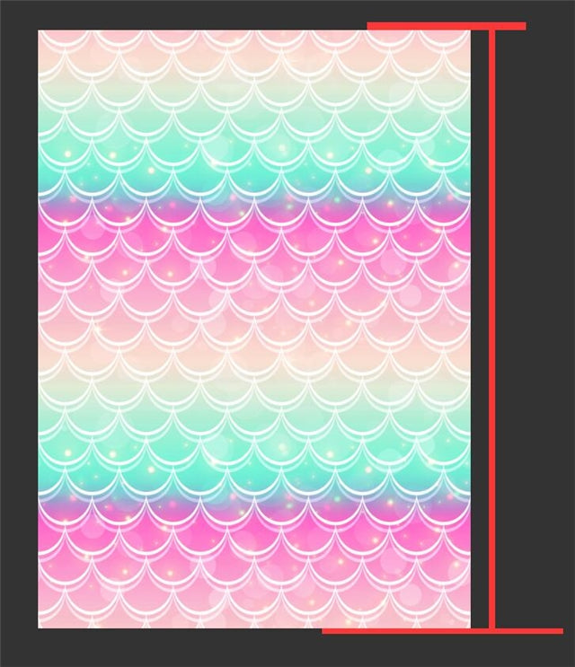 Mermaid Fishscales Textured Liverpool/ Bullet Fabric