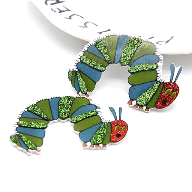 Worm Caterpillar Resin 5 piece set FeeFiFauxLeather