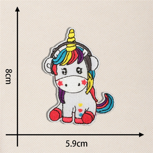 Unicorn Embroidery Patch