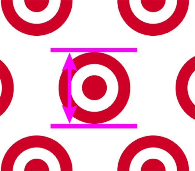 Target Bullseyes Printed Fabric