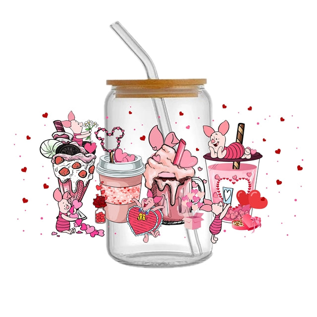 Piglet UV DTF Cup Wrap – Easy Cup Wrap for Tumblers & Projects FeeFiFauxLeather