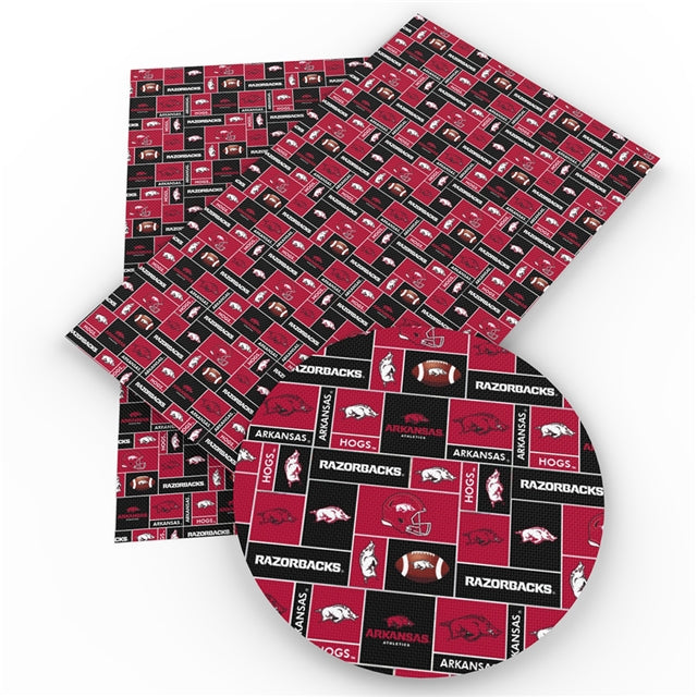 Razorbacks Football Printed Liverpool/Bullet Fabric