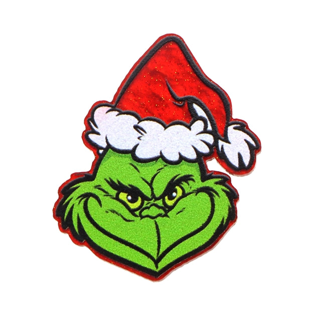 The Grinch Fine Glitter Acrylic 5 piece set