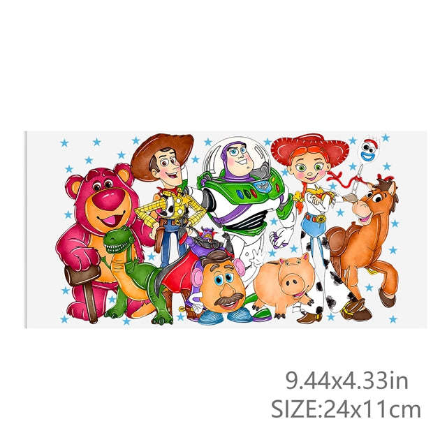 Toy Story UV DTF Cup Wrap – Easy Cup Wrap for Tumblers & Projects FeeFiFauxLeather