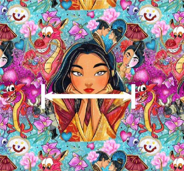 Princess Printed Faux Leather Sheet FeeFiFauxLeather