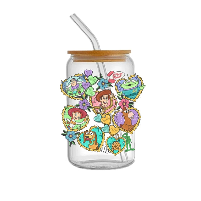 Toy Story UV DTF Cup Wrap – Cartoon Cup Wrap Design for Tumblers FeeFiFauxLeather