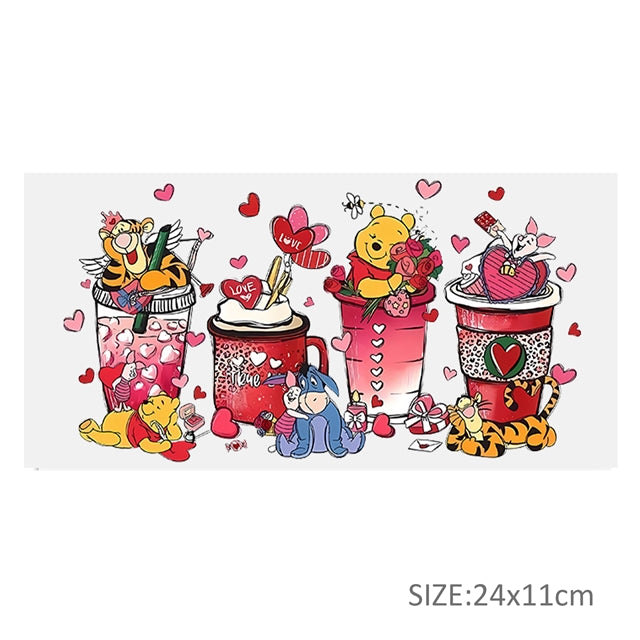 Honey Bear UV DTF Glass Can Wrap FeeFiFauxLeather
