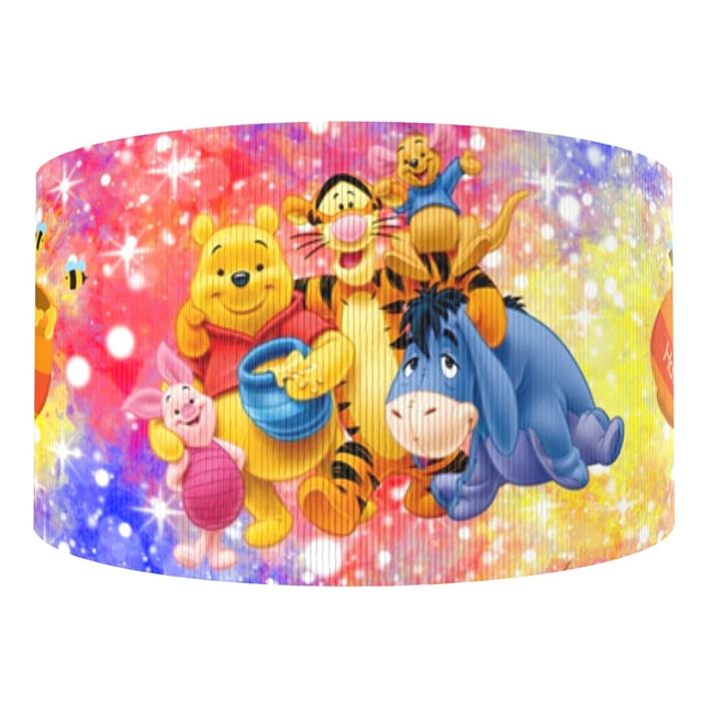 Pooh Bear 1 Yard Printed Grosgrain Ribbon FeeFiFauxLeather