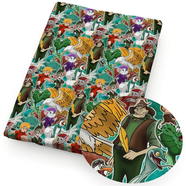 The Rescuers Litchi Faux Leather Sheet