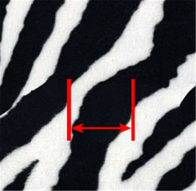Zebra Printed Faux Leather Sheet FeeFiFauxLeather