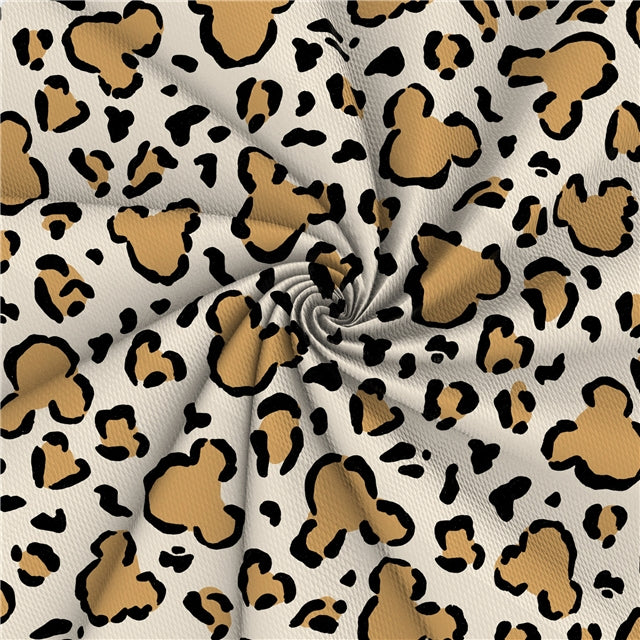 Mouse Leopard Textured Liverpool/ Bullet Fabric