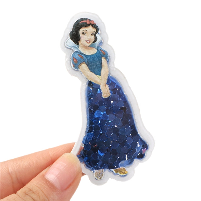 Princess Quicksand Sequin Resin FeeFiFauxLeather