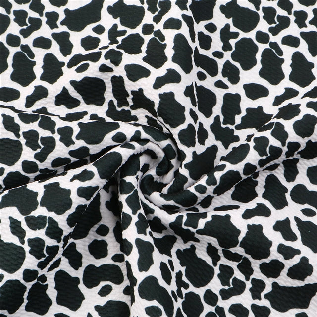 Cowhide Cow Textured Liverpool/ Bullet Fabric with a textured feel