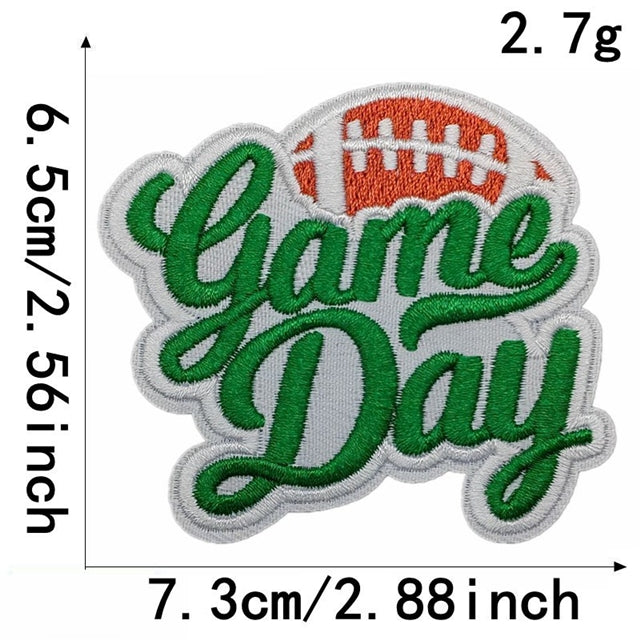 Football Embroidery Patch