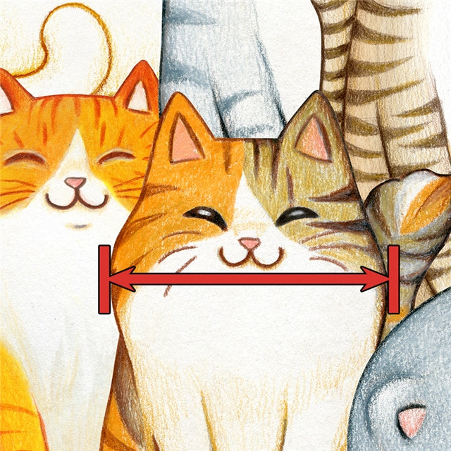Cats Printed Faux Leather Sheet FeeFiFauxLeather