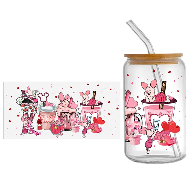 Piglet UV DTF Cup Wrap – Easy Cup Wrap for Tumblers & Projects FeeFiFauxLeather